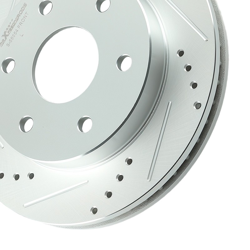 Front Drilled Brake Rotors Set for Chevrolet Astro 2003-05/Avalanche 1500 02-06 gallery