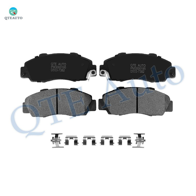 6PC F 282mm Brake Disc Rotors-D503 7382 Ceramic Brake Pad For 1996-1998 Acura RL gallery