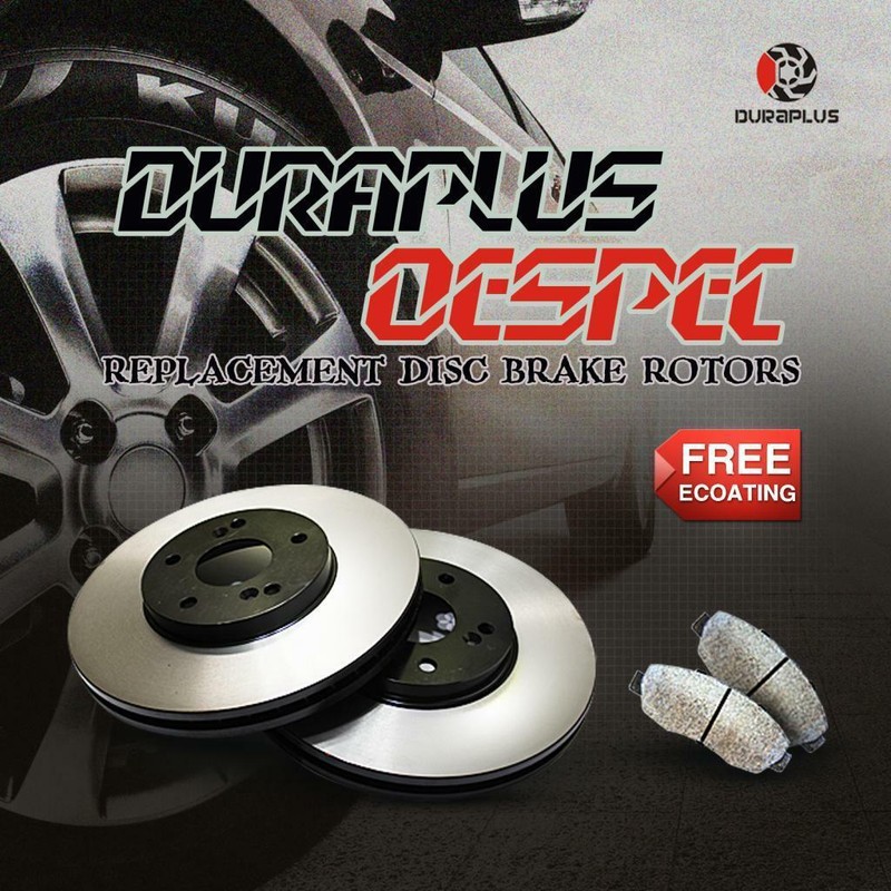 [Front OESpec Brake Rotors Ceramic Pads] Fit 1998 Volkswagen Passat