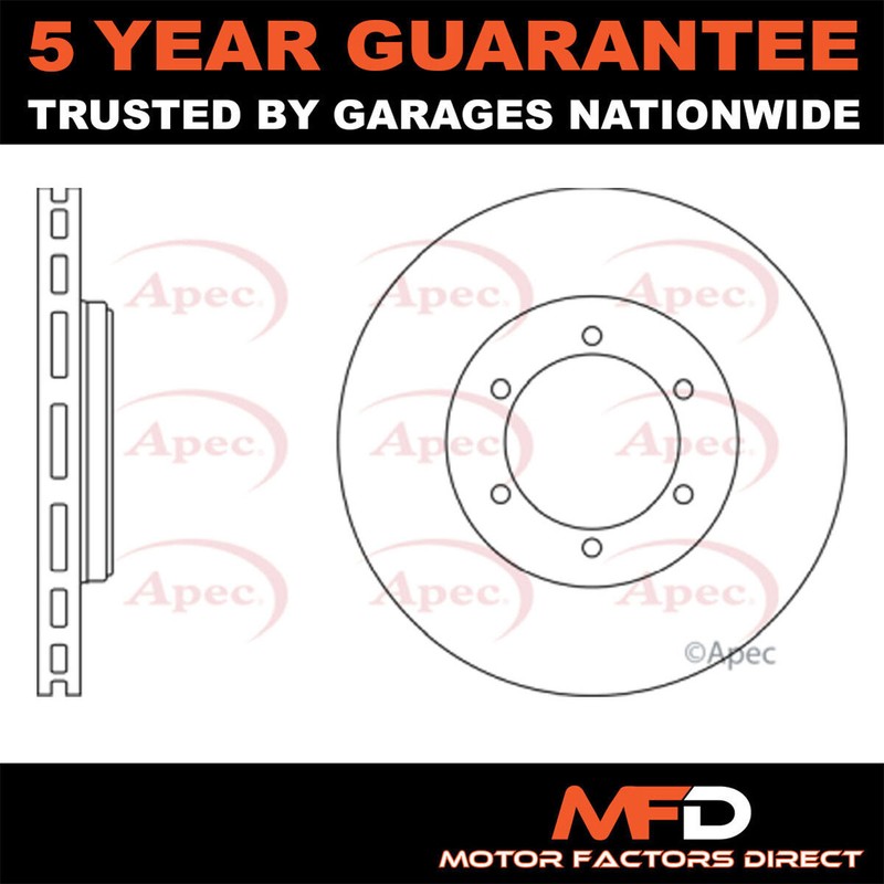 Fits Carbodies FX Fairway 1993-1996 LTI TX 1997-2018 Purevue Front Brake Disc