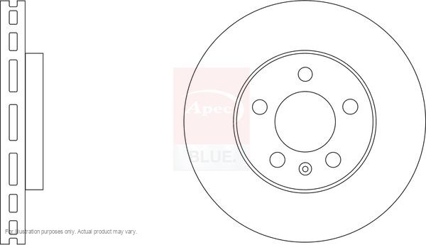 2X APEC Front Brake Discs for SKODA KAMIQ 2019- PR 1ZG 256mm Vented SDK6952 gallery