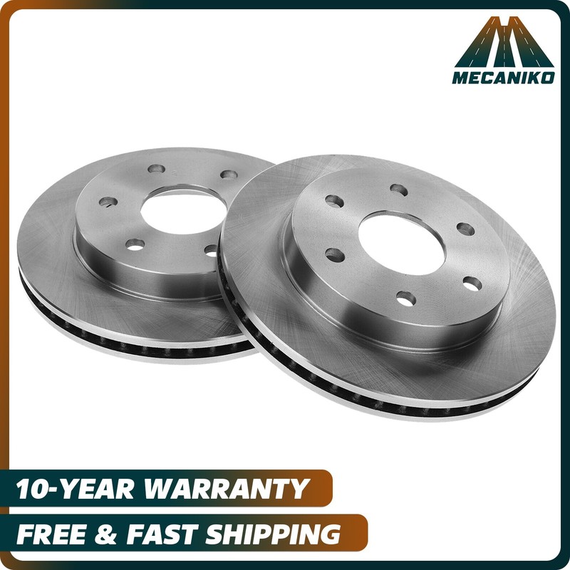 2x Front Vented Brake Rotors for Tahoe Silverado Sierra 1500 Classic Escalade