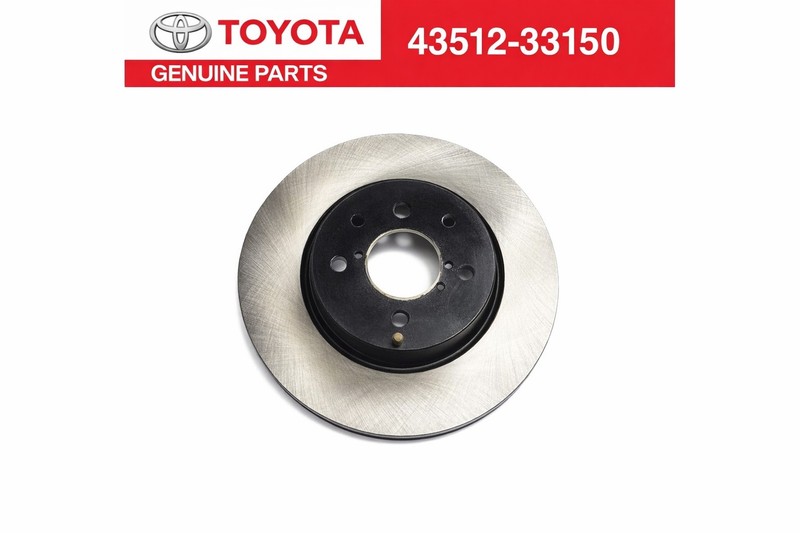Genuine OEM Front Disc Brake Rotor For Toyota RAV4, Venza, C-HR 4351233150