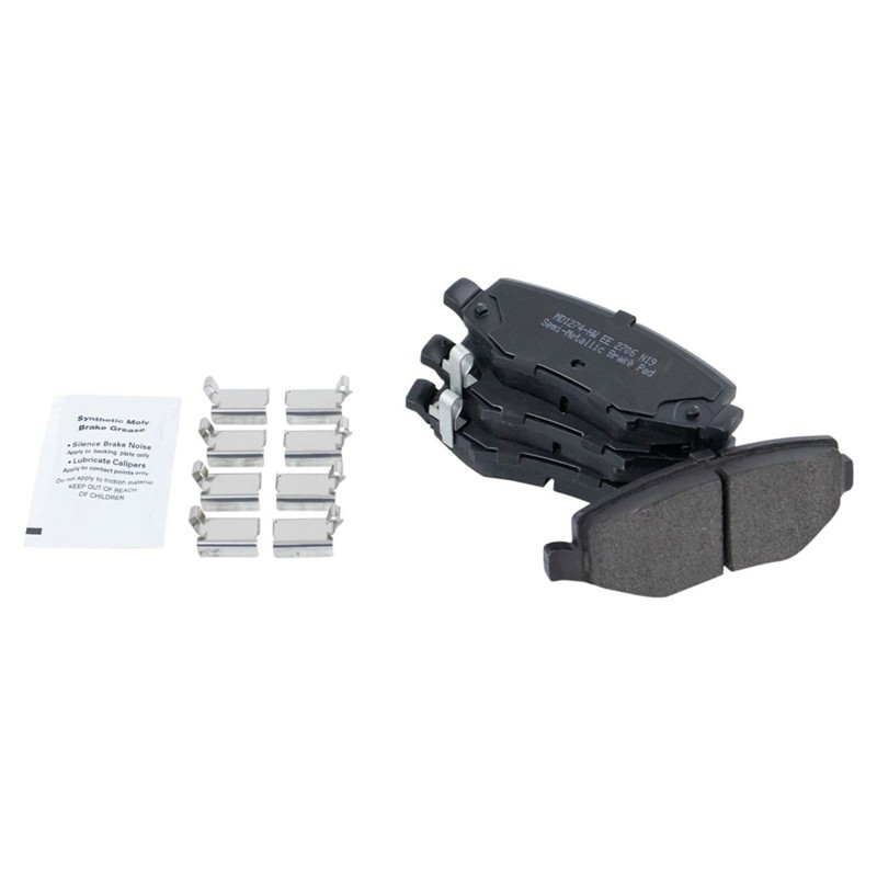 TRQ Rear Metallic Brake Pad & Performance Rotor LH & RH Kit w/Fluids for Jeep gallery