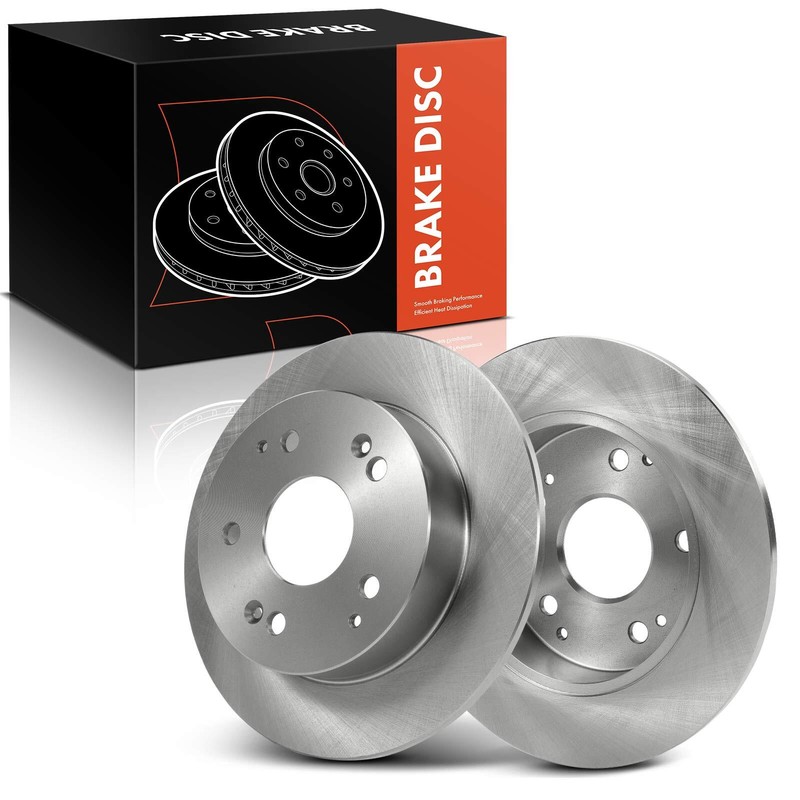 2Pcs Disc Brake Rotors for Acura Integra RSX Honda Accord Civic 12140042 Rear