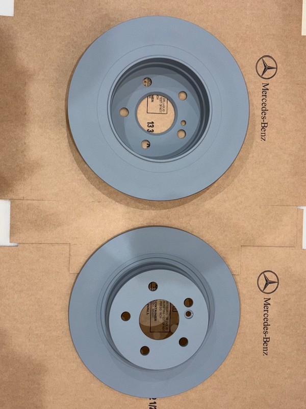 Gen Mercedes Left & Right Rear 2 Disc Brake Rotors W204 C230 C250 C300 USA gallery
