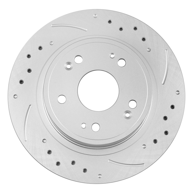 Rear DRILLED Rotors and Ceramic Brake Pads for 2009-2017 Honda Accord Acura TSX gallery