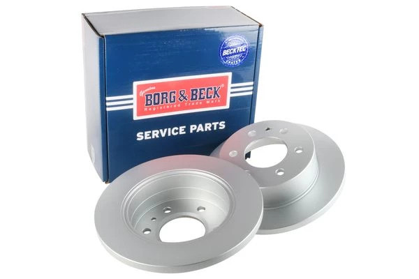 Borg & Beck BBD4571 Rear Brake Discs Pair 298mm Solid Fits Mercedes VW Crafter 3