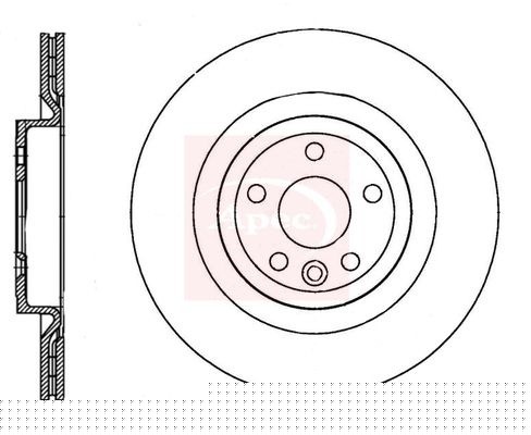 2x APEC Rear Brake Discs For BMW 5 Touring (G31 120kW/163HP/1998cc DSK3406 gallery