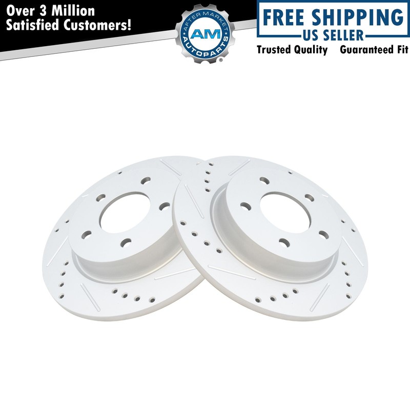 Rear Brake Rotors Set For 2004-2013 Mazda 3