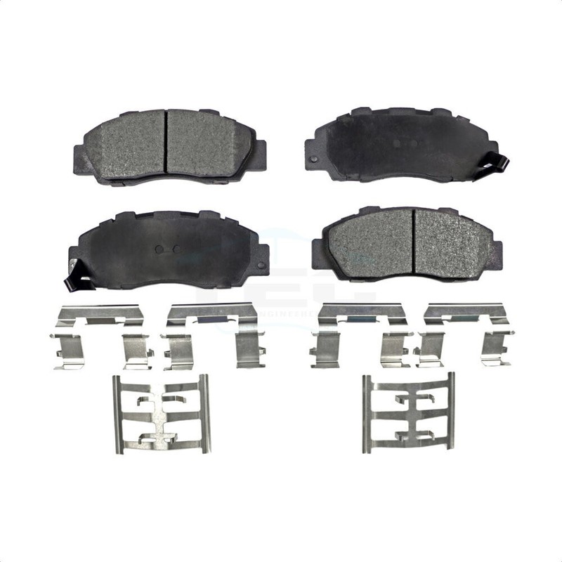 Front Coated Disc Brake Rotor & Ceramic Pad Kit For 1992-1993 Acura Integra GS-R gallery