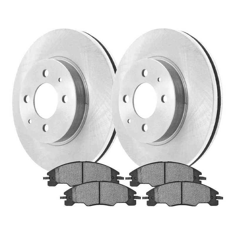Front Ceramic Brake Pad & Rotor Kit for 2008-2011 Ford Focus FWD