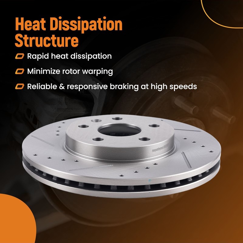 Front Vented Brake Rotors Pads for Chevrolet Cruze 2011-2015 Cruze Limited 2016 gallery