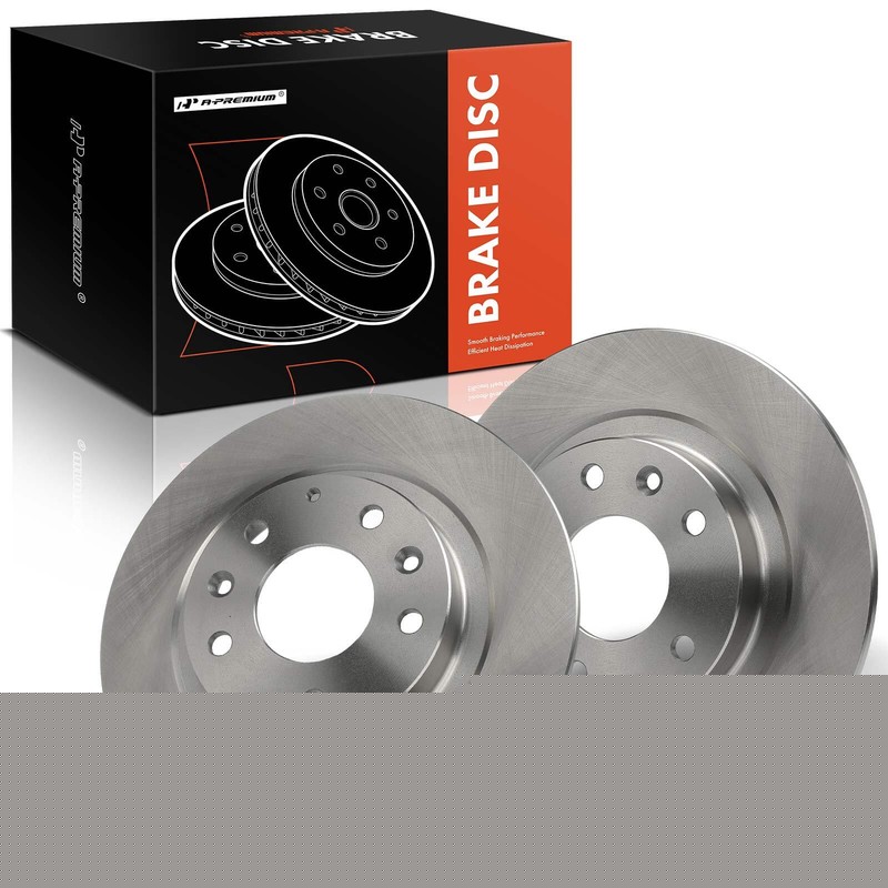 A-Premium Rear Side Disc Brake Rotors for Mazda CX-3 2016-2018 L4 2.0L 280.60 mm