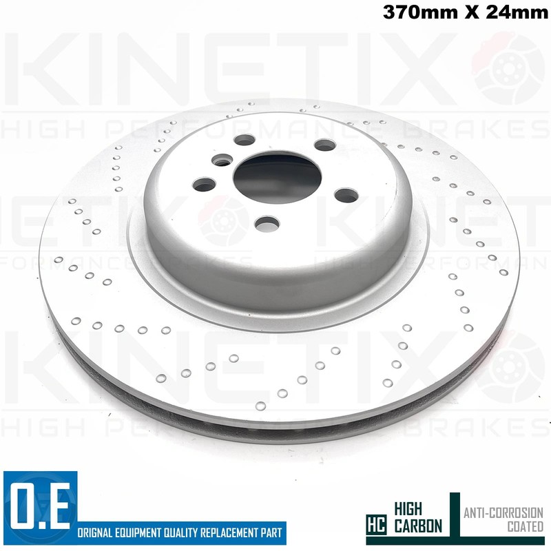 FOR BMW 750i Li G11 G12 M SPORT REAR BRAKE DISCS MINTEX PADS SENSOR 370mm gallery