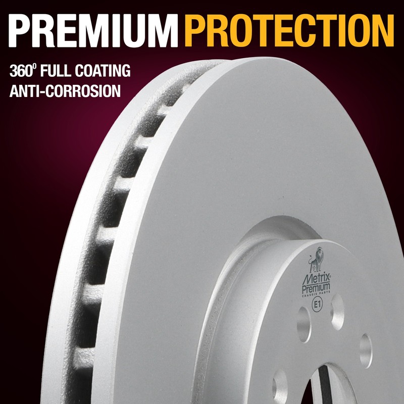 Front Disc Brake Rotor For 16-18 Buick Envision LaCrosse 18-21 Chevy Equinox 2PC gallery