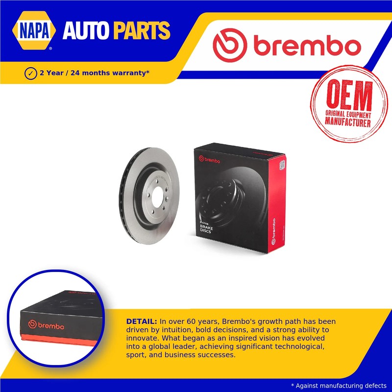2x Brake Discs Pair Vented fits LAND ROVER DISCOVERY Mk5 3.0D Rear 2016 on 365mm