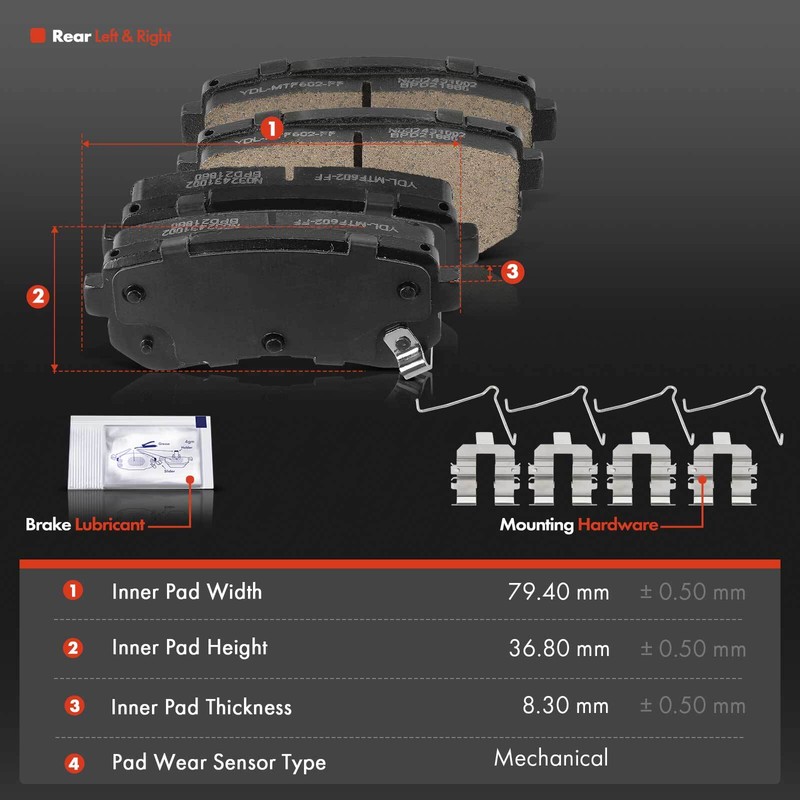 12x Front & Rear Side Disc Rotors & Brake Pads for Hyundai Kona 18-22 Kia Seltos gallery