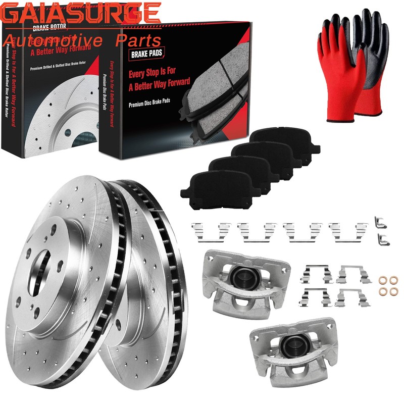 Front Disc Rotor Pads Brake caliper Fits Lexus ES300 Toyota Avalon Camry Solara
