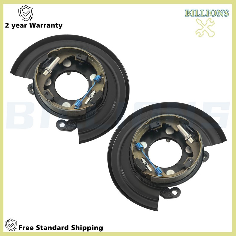 Pair Rear LH&RH Loaded Brake Backing Plate For 05-11 Ford F-250 350 450 926-272
