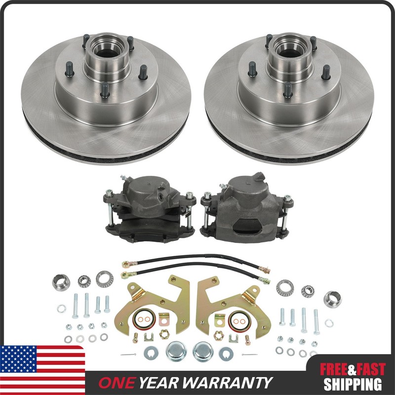 Disc Brake Conversion Kit Front For Chevy 1949-54 Corvette 1953-62 5 on 4.75" gallery