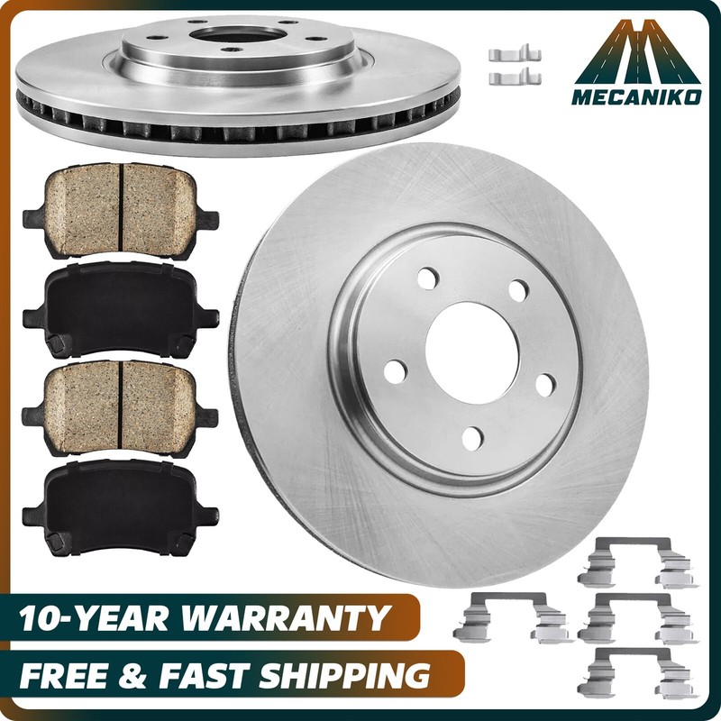 Front Rotors Brake Pads Kit for 2004 – 2012 Chevy Malibu 2007 – 2009 Pontiac G5