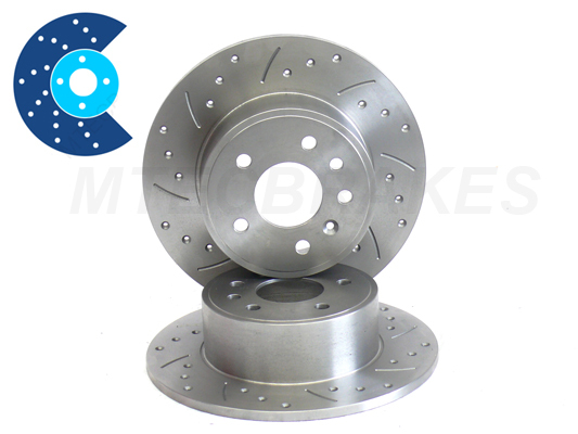 MTEC Brakes Vauxhall Cavalier 2.0 Turbo 4×4 Rear Brake Discs 5 Hole