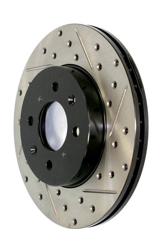 Stoptech SportStop Fits 06-09 Chrysler SRT-8 Rear Left Drilled & Slotted gallery