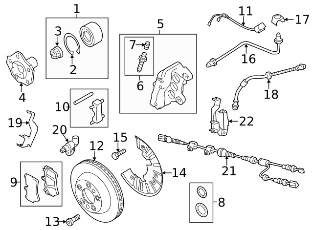 Genuine Volkswagen Disc Brake Rotor 7L6-615-301-P gallery