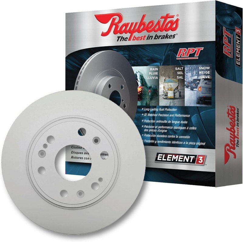 Raybestos Element3 Automotive Replacement Rear Brake Rotor for Select 2015-2017