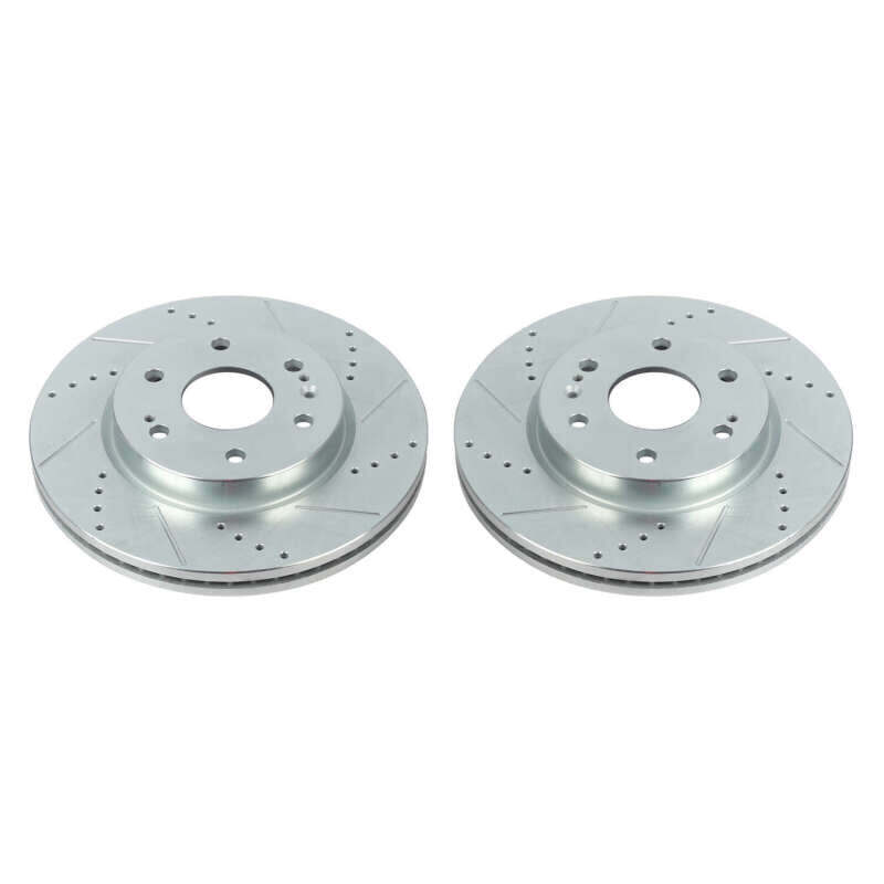 Power Stop Fits 19-20 Chevrolet Silverado 1500 Front Evolution Drilled & Slotted gallery