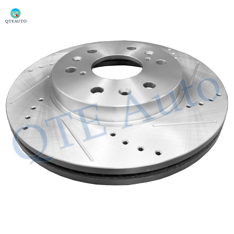 6PC Front 329.95mm Drilled Brake Rotors-Brake Pad For 2008 Cadillac Escalade EXT gallery