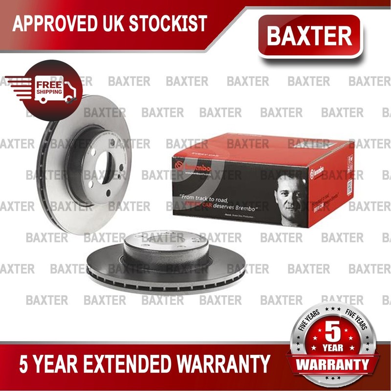 Fits Mercedes C-Class 2014- 1.6 D 2.0 2.1 Baxter Front Brake Discs