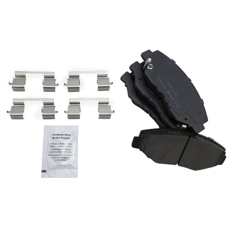 TRQ Ceramic Brake Pad & Disc Coated Rotor Kit for Honda Accord 2.4 gallery