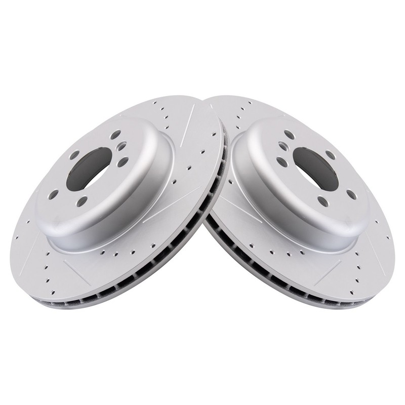TRQ BRA46792 Disc Brake Rotors For BMW 430i xDrive 2017-2019 LH OR Right Rear