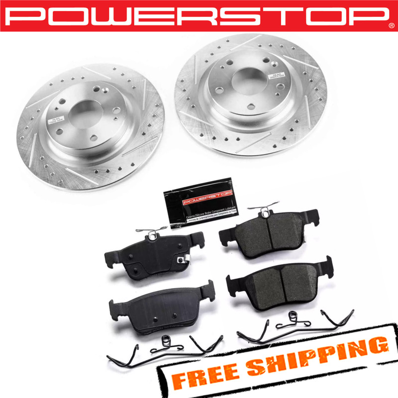 Power Stop K7934 1-Click Z23 Evolution Sport Brake Kit for 17-20 Honda Civic