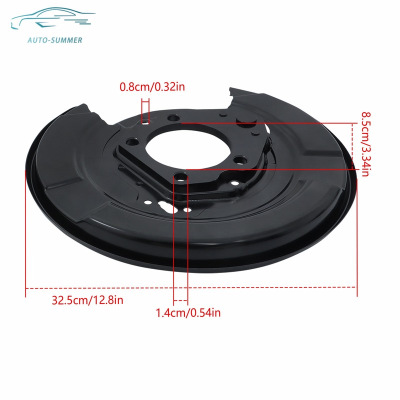 For 04-09 Toyota Highlander Lexus RX330 Brake Backing Plate-Dust Shield 924-373 gallery