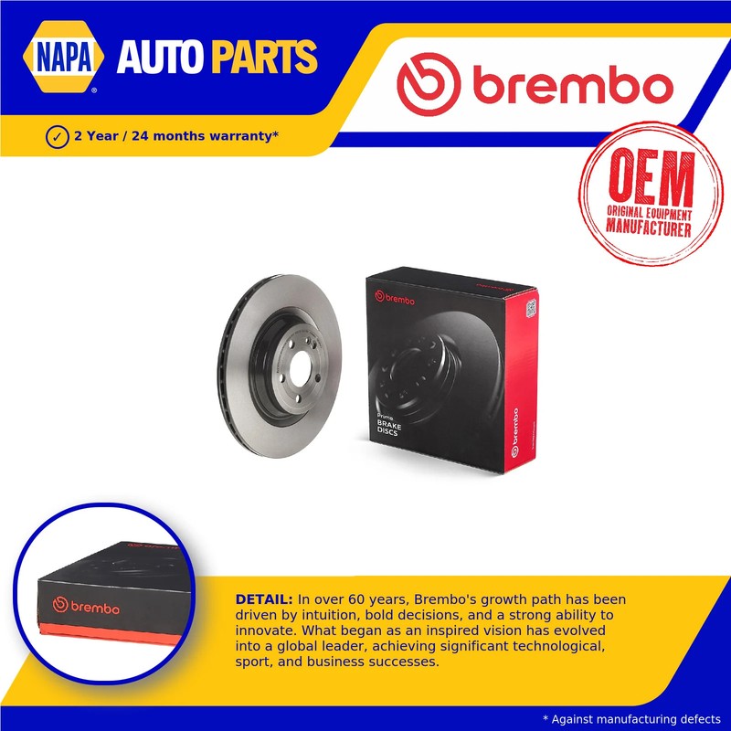 2x Brake Discs Pair Vented fits MERCEDES GLS600 X167 4.0 Rear 2019 on M177.980
