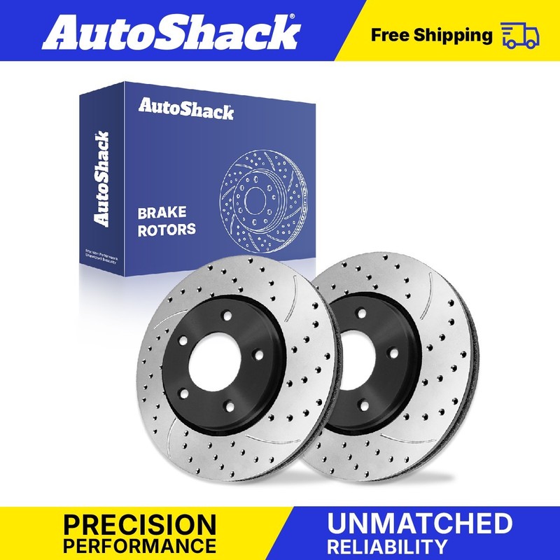 Front Drilled Slotted Brake Rotors for Nissan, Rogue 2021-2025