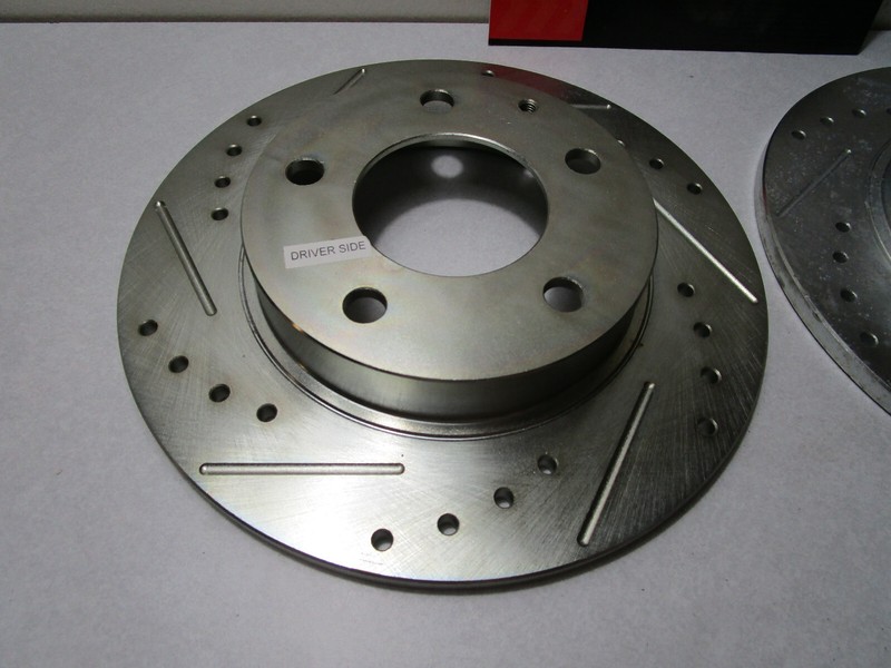 POWERSTOP MAZDA 93-03 REAR DISC EVOLUTION DRILLED SLOTTED PAIR PN JBR578XPR READ gallery