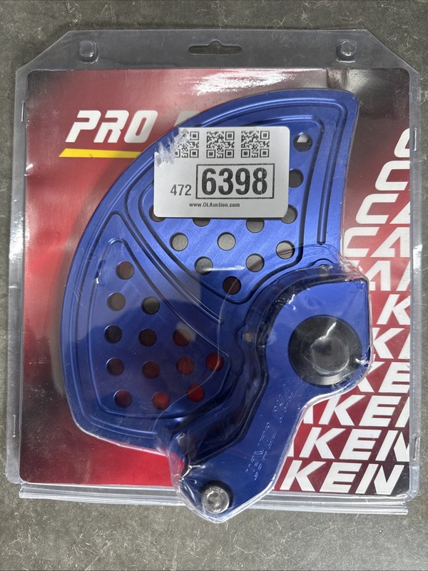 Blue Front Brake Rotor Cover Shield Guard Protector