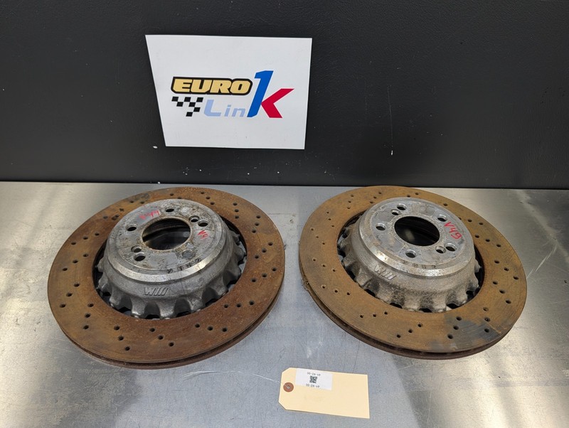 14-19 BMW X5M X6M F85 F86 Rear Rotor Brake Disks Ventilated SET 385×24