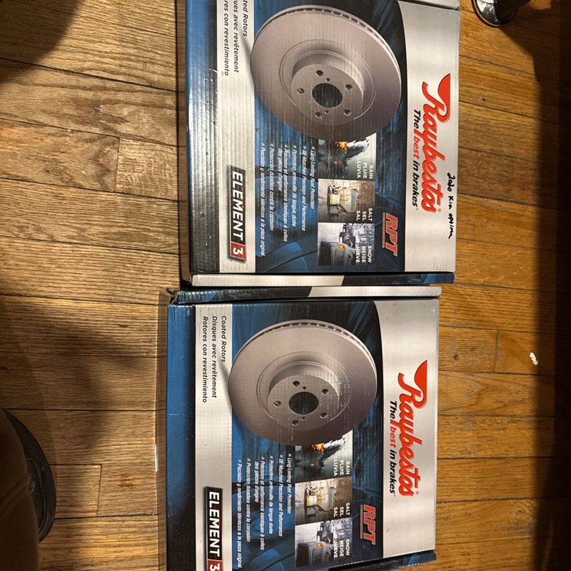 (2) New 2020 Kia Optima Front Disc Brake Rotors