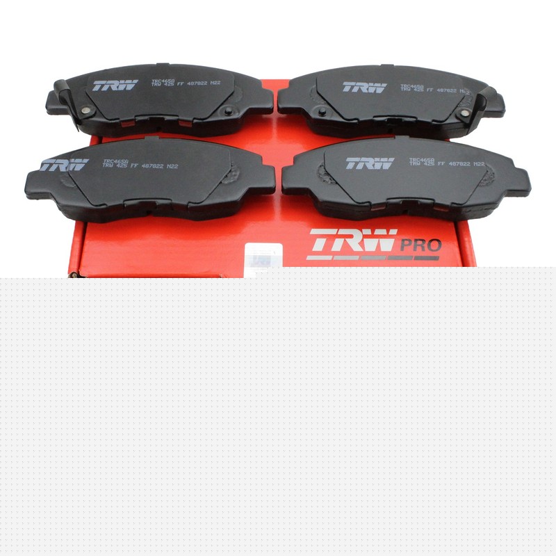 DuraGo Front Rotor TRW Pro Ceramic Disc Brake Pads Kit For Honda Civic 2006-2011 gallery
