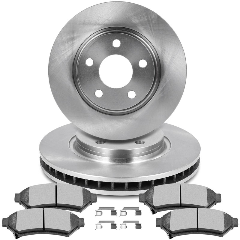 Front Brake Rotors & Ceramic Pads For 2005-2007 Buick Allure 2005 Saturn Relay