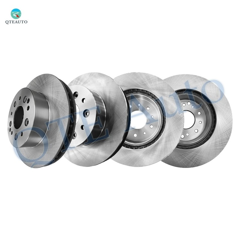4P Front 298.4mm-Rear 298.3mm Brake Disc Rotors For 1963-1982 Chevrolet Corvette