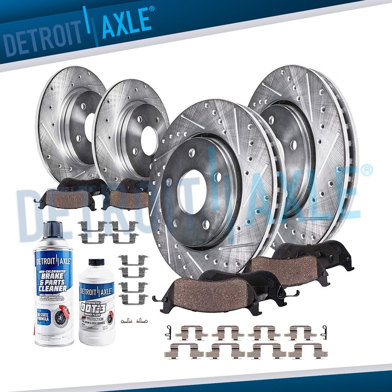 Front Rear Brake Rotor Ceramic Brake Pads Brake Kit for Subaru Forester Impreza
