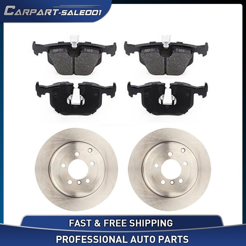Rear Disc Brake Rotors Brake Pads Kit for 2003 2004 2005 Land Rover Range Rover