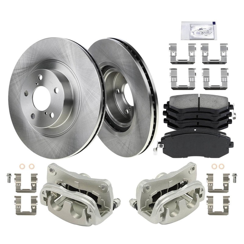 2-Wheel Set Brake Kit With Calipers Front for Subaru Impreza Legacy Outback Baja