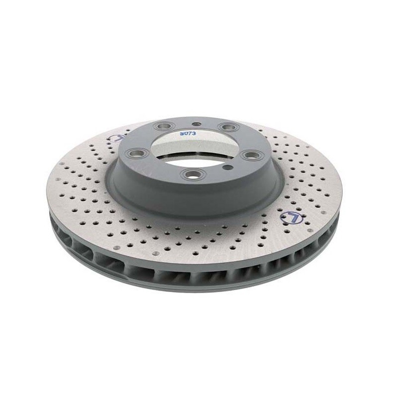 SHW Performance Front Driver Left 330mm Disc Brake Rotor For Porsche 997 911 H6